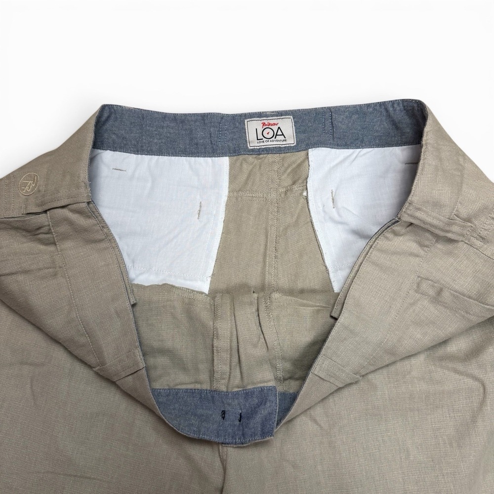 Rail Riders LOA Pants Mens 42 X 30 Beige Hemp Polyester Blend Lightweight Hiking